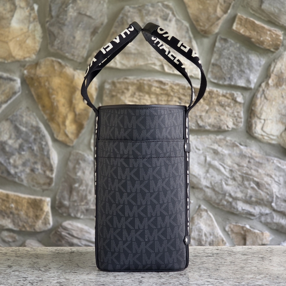 Michael Kors Maeve Logo Large Black Tote - Picture 2 of 10